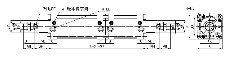 气缸缸径与理论输出的计算气动电磁阀厂家